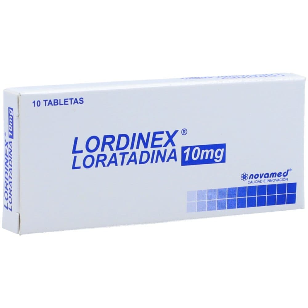 Lordinex 10 Mg Caja X 10 Tabletas