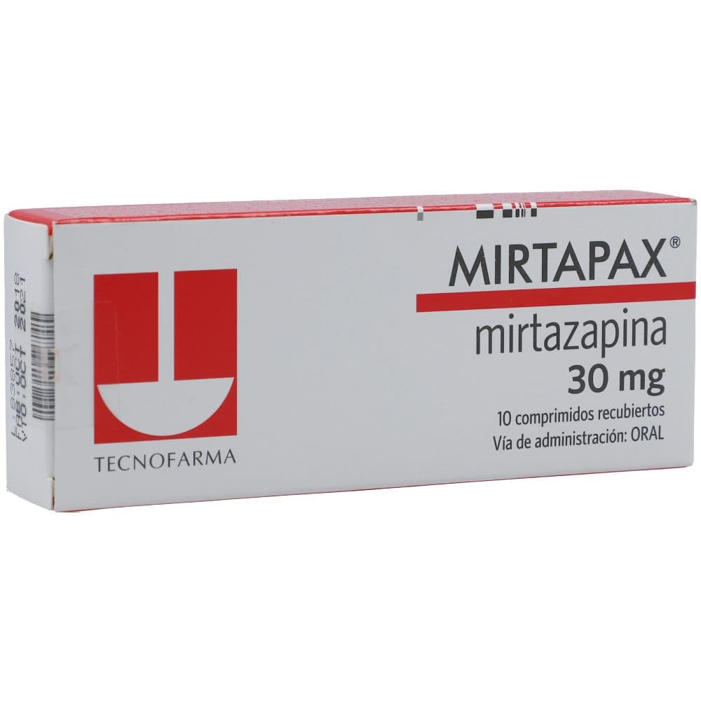 Mirtapax 30Mg Caja X 10 Tabletas