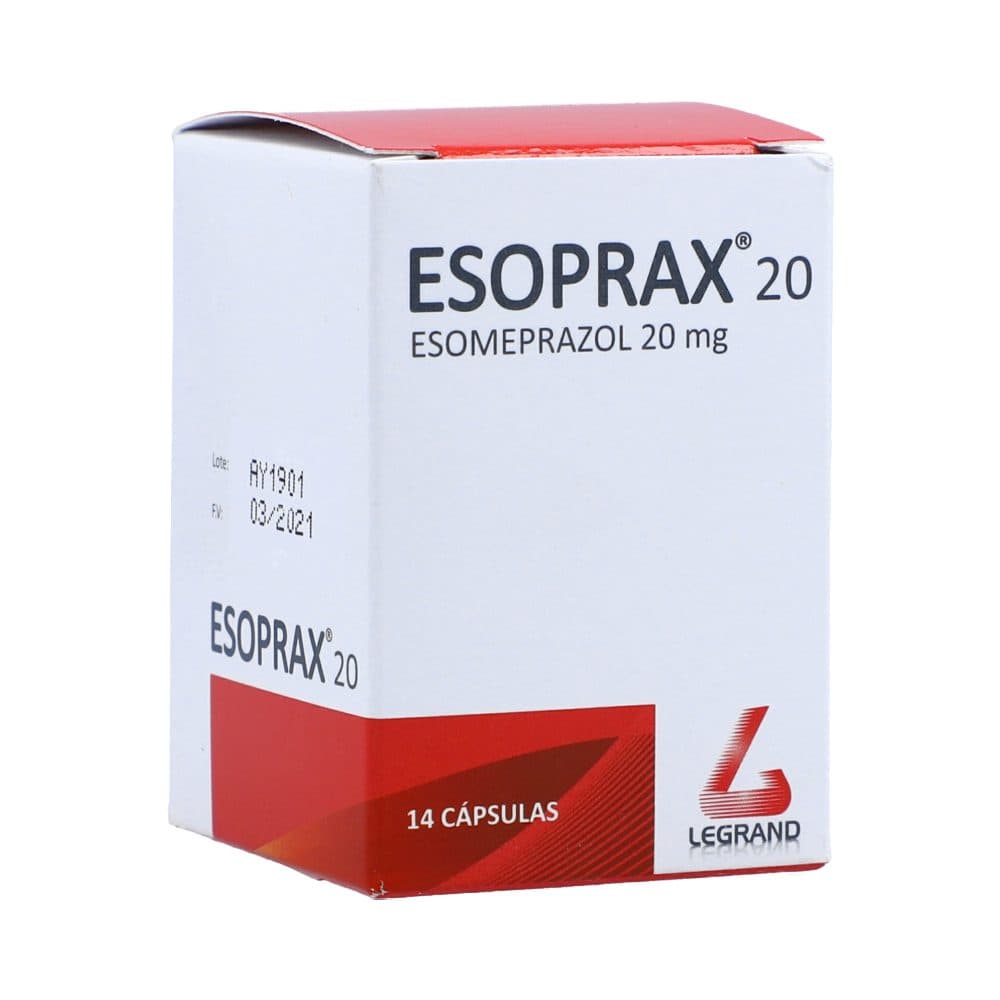 Esoprax 20Mg Cápsula Frasco X 14