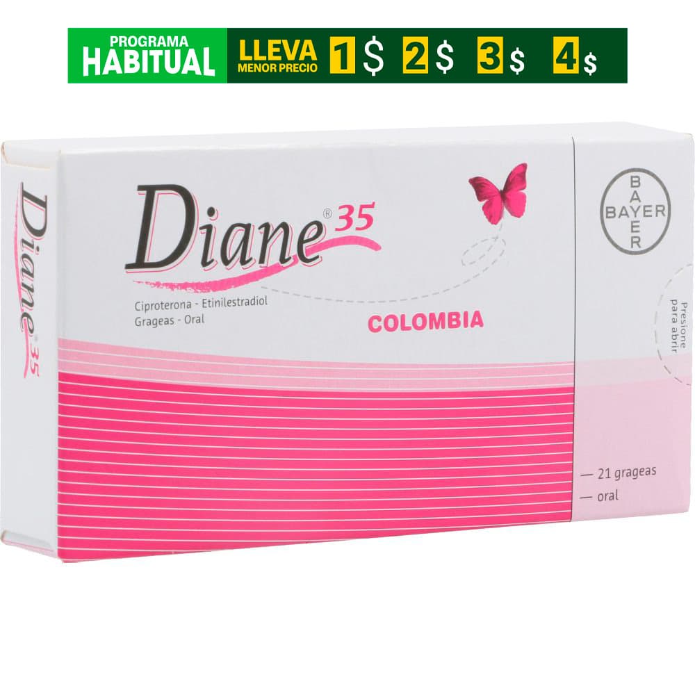 Diane 35 Caja X 21 Grageas