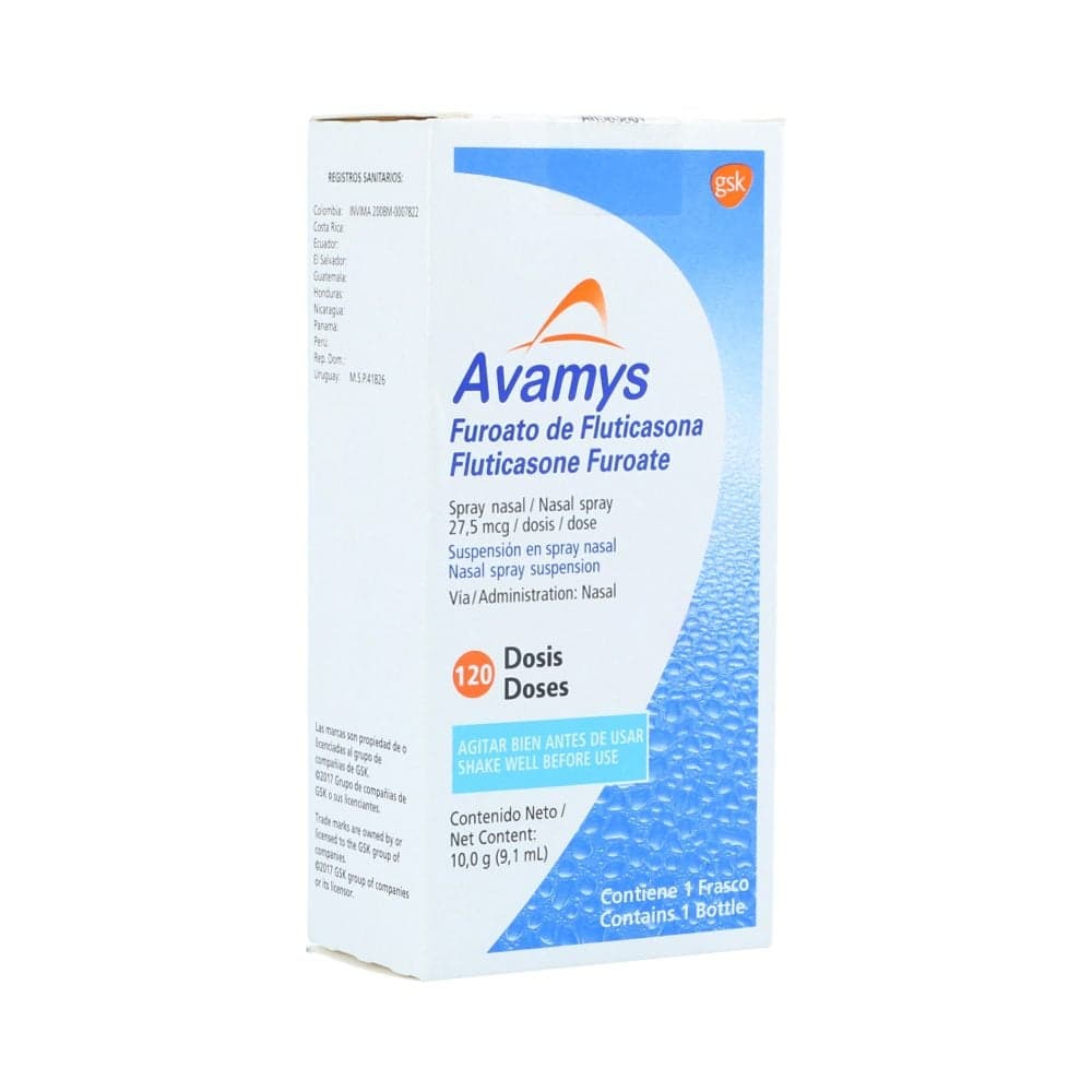 Avamys 27.5Mcg/Dosis Suspensión Inhalacion Frasco X 120 Dosis