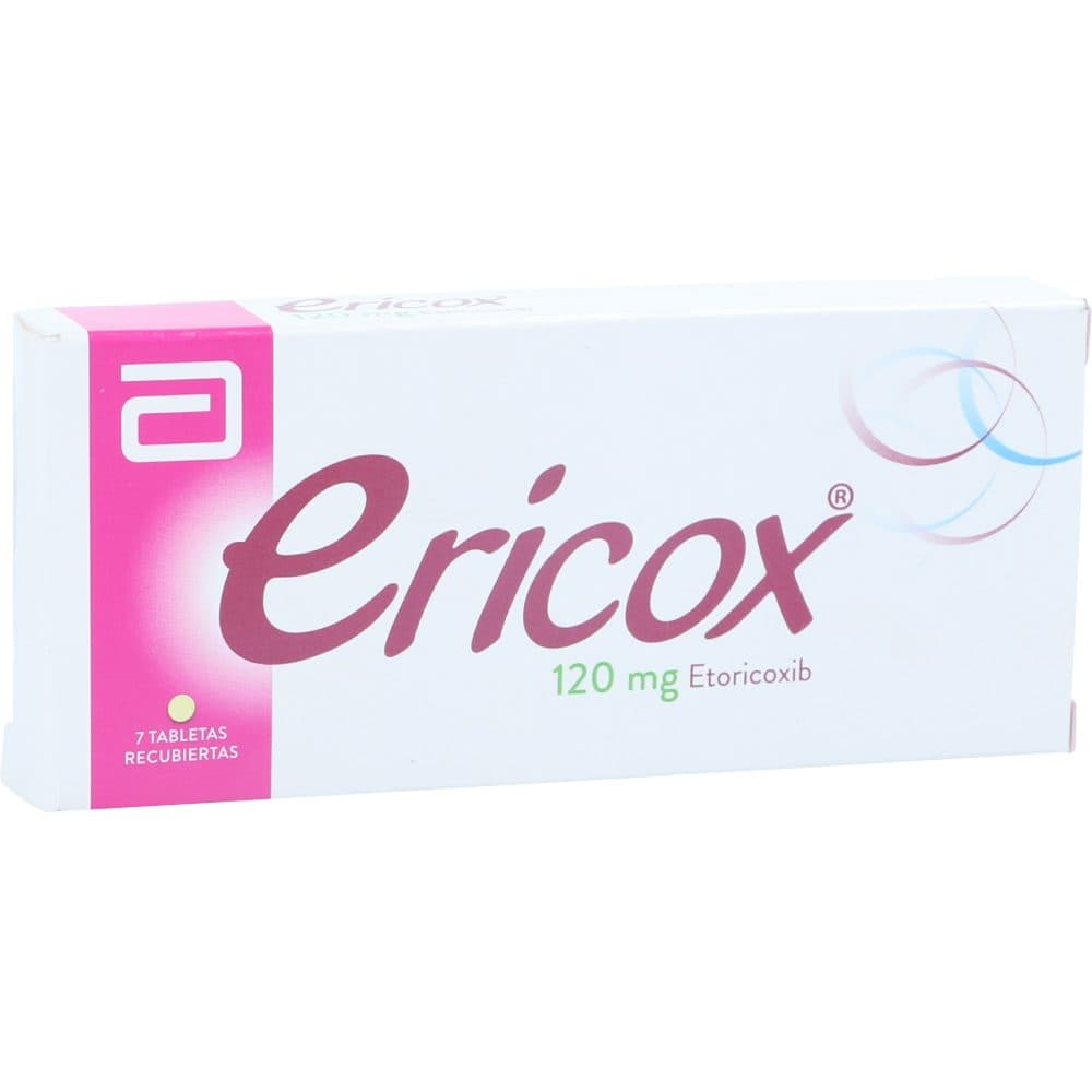 Ericox 120Mg Caja X 7 Tabletas Recubiertas