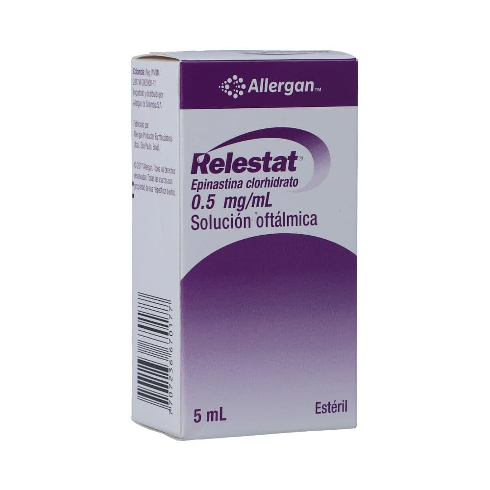 Relestat Solución Oftálmica Estéril 0,5 Frasco X 5Ml