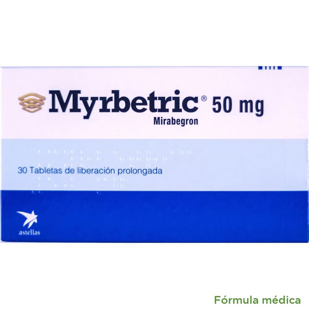 Myrbetric 50Mg Tabletas Liberación Prolongada Caja X 30
