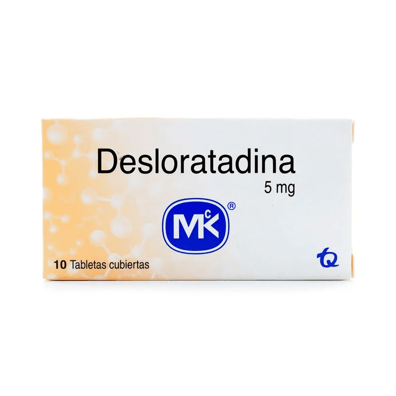 Desloratadina 5Mg Tableta Recubierta Caja X 10 Mk