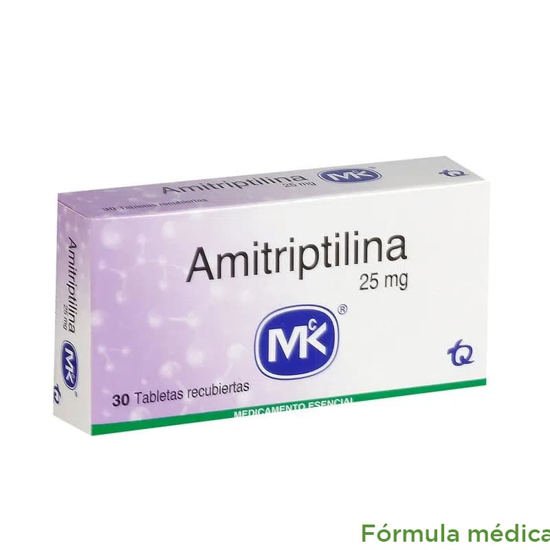 Amitriptilina Mk 25Mg Caja X 30 Tabletas