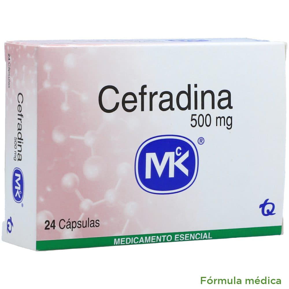 Cefradina Mk 500Mg Caja X 24 Cápsulas