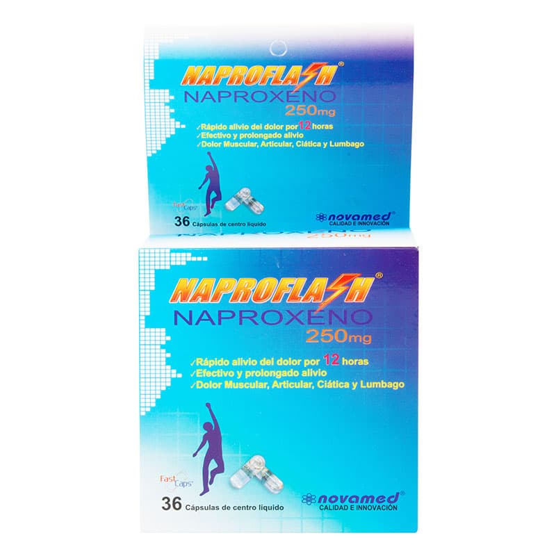 Naproflash Capsulasula Blister X 4 Capsulas