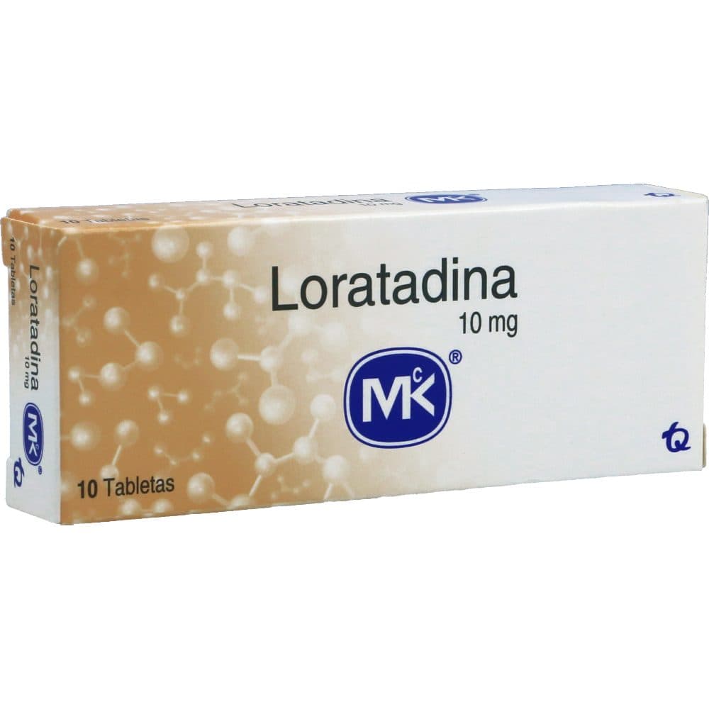 Loratadina 10Mg Tableta Caja X 10 Tabletas