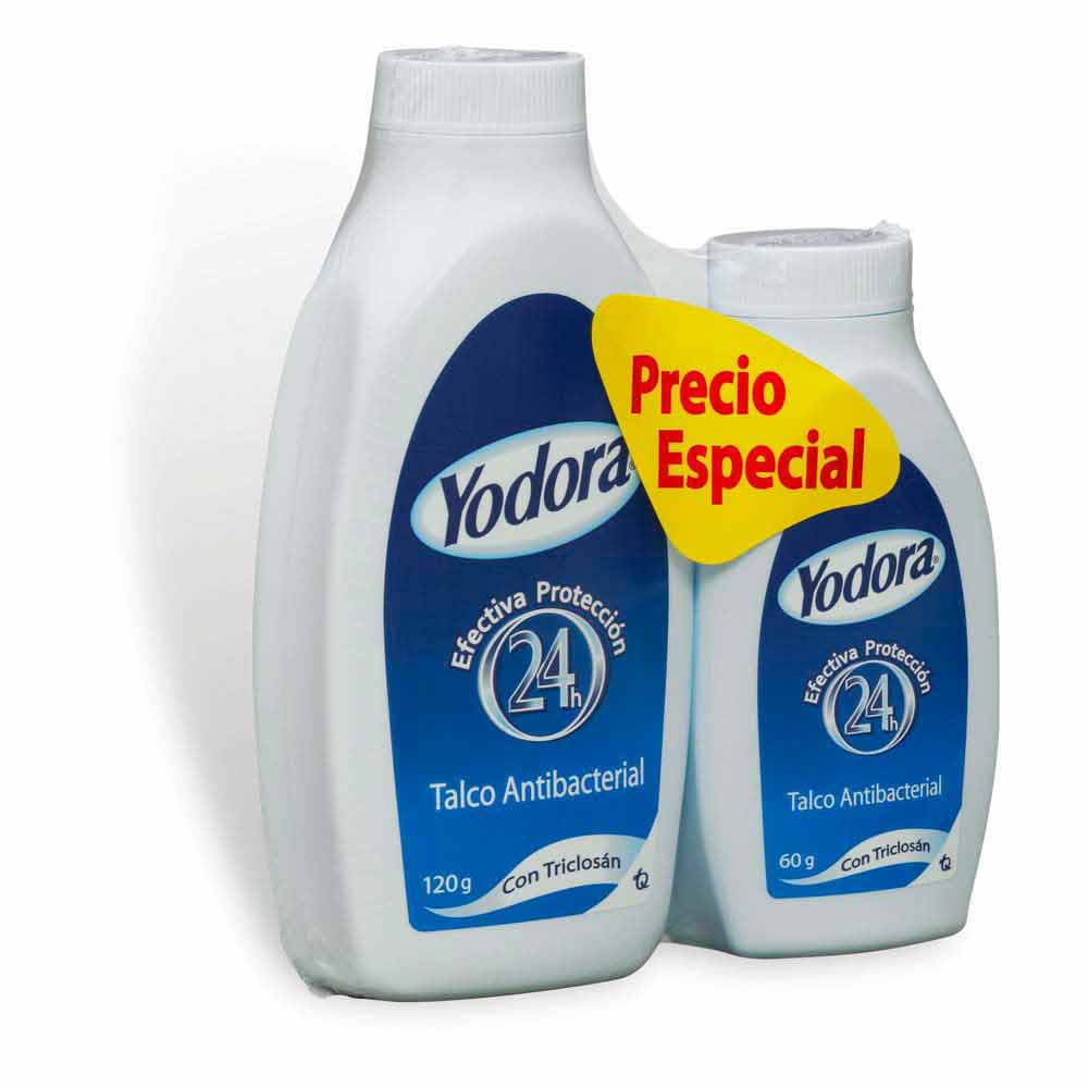 Talco Yodora Gratis Tarro X 60Gr 0.2Gr Polvo Paquete X 1