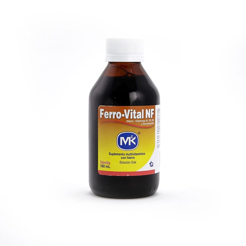 Ferrovital Nf Solución Oral Vainilla Frasco X 180Ml