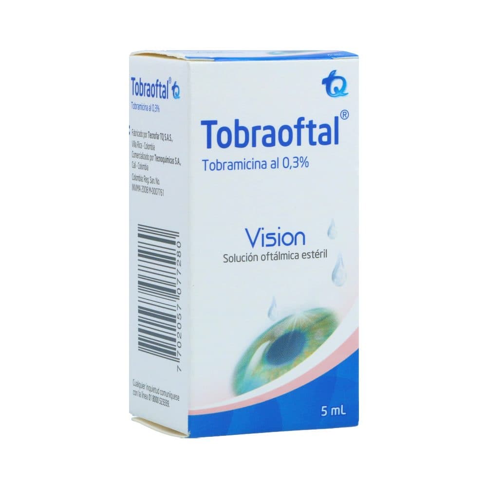 Tobraoftal Solución Oftálmica Estéril 0,3% Frasco X 5Ml