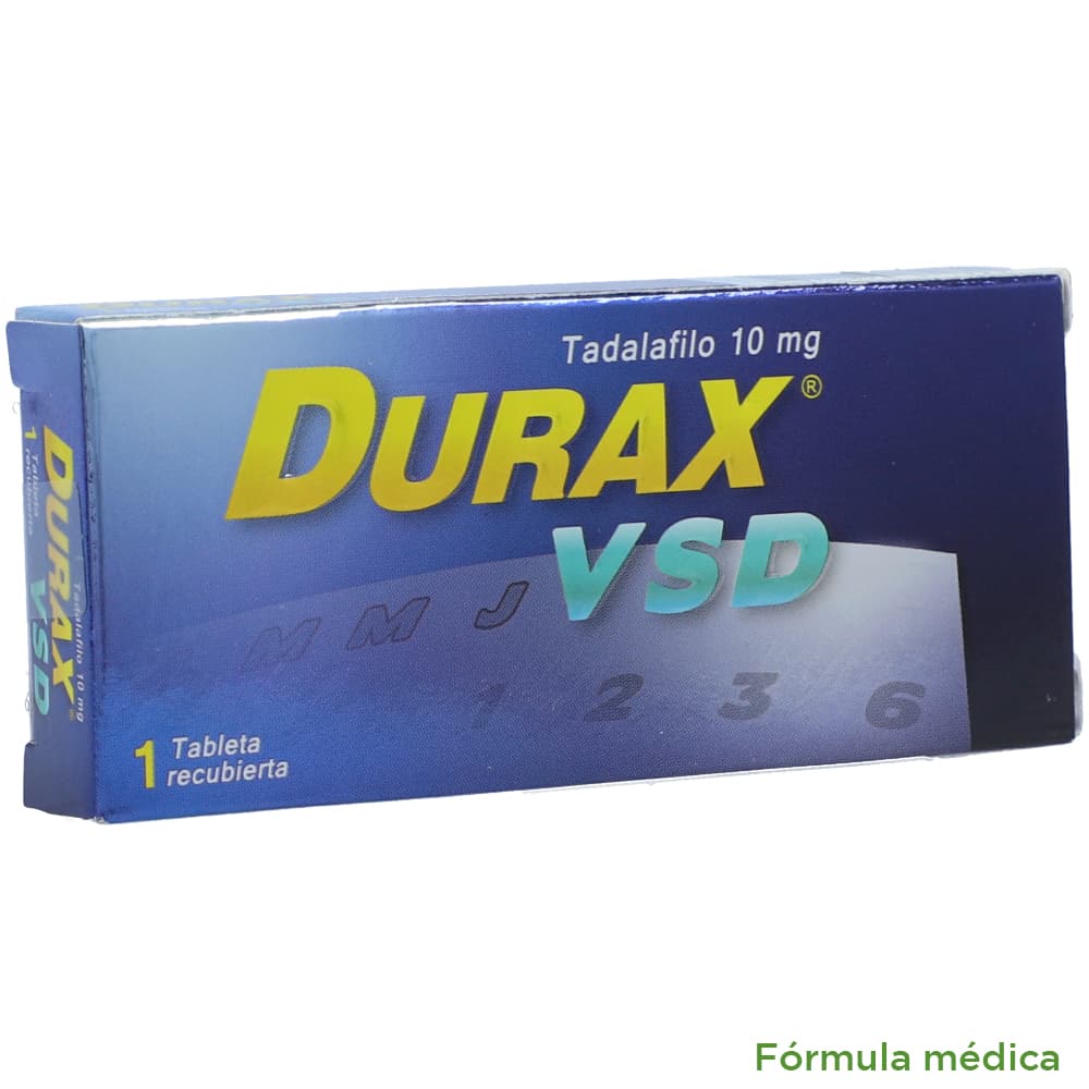 Durax Vsd 10 Mg Tableta Recubierta Caja X 1