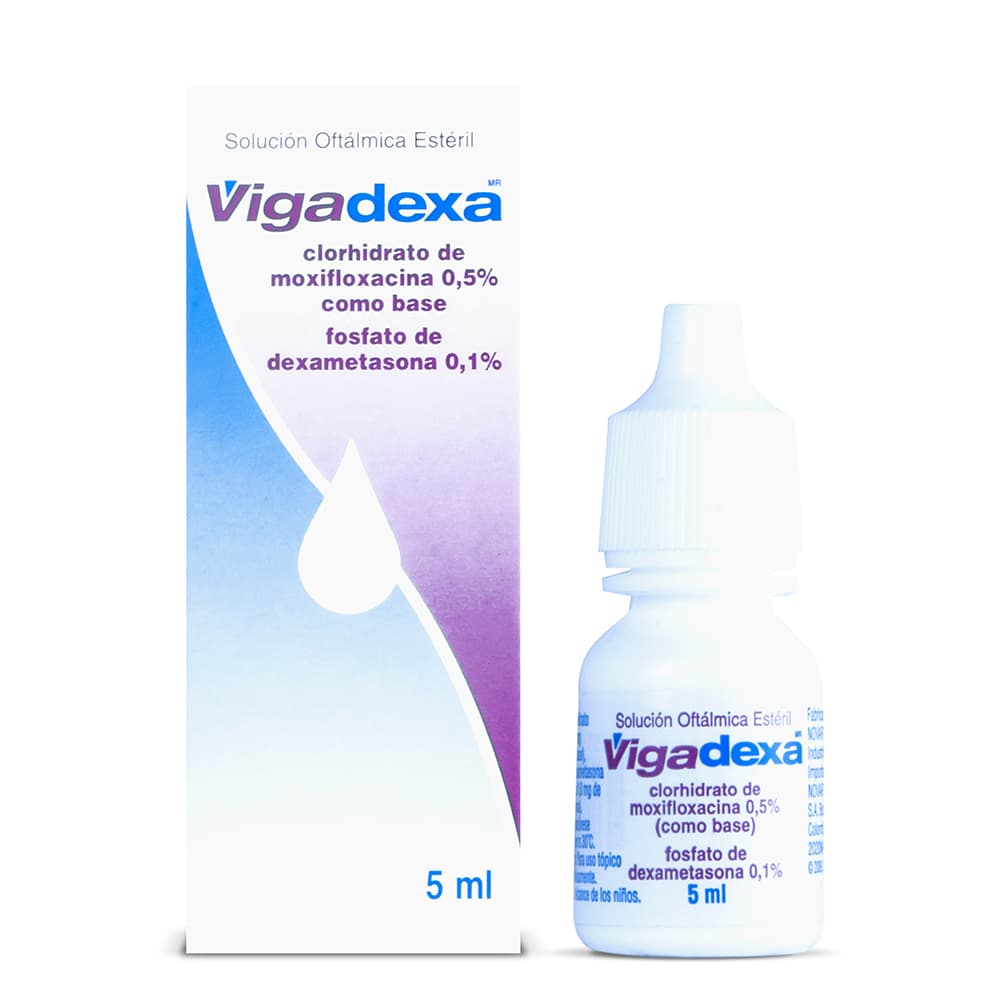 Vigadexa Solución Oftálmica Estéril Frasco X 5Ml