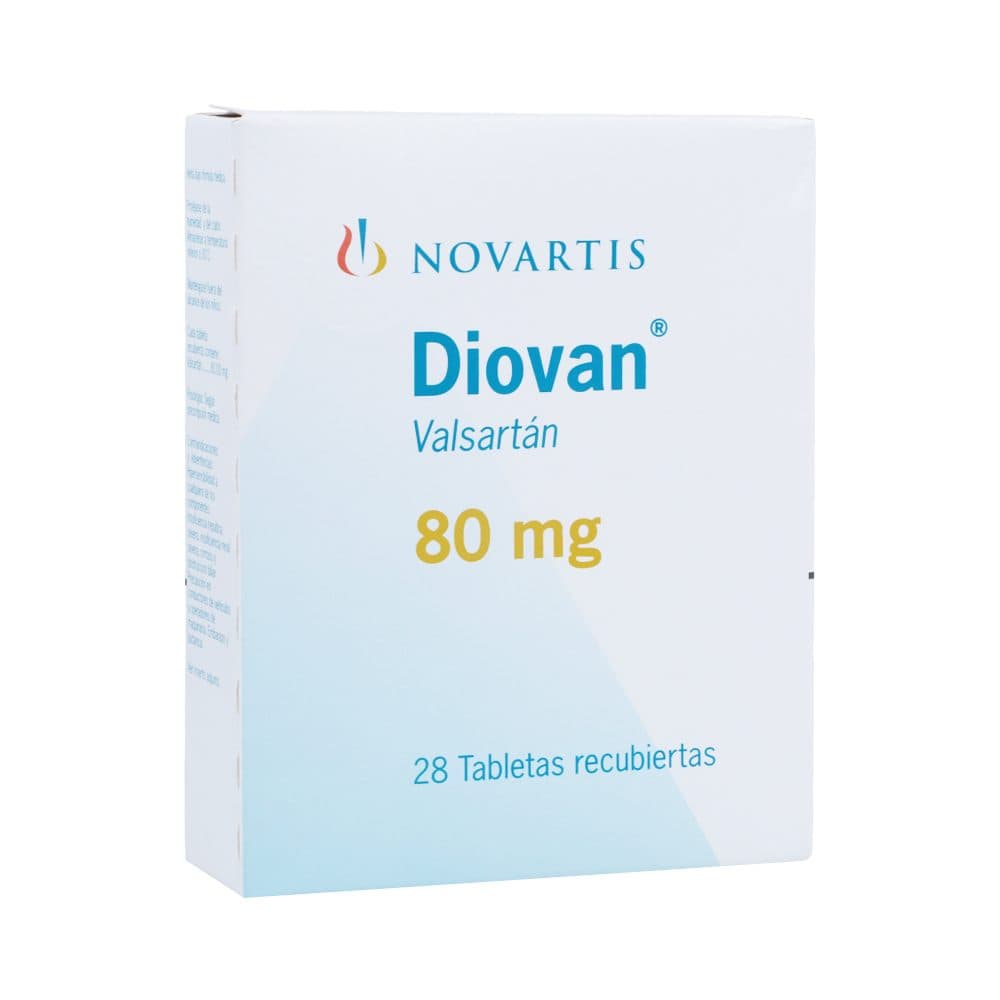 Diovan Tabletas Recubiertas 80Mg Caja X 28