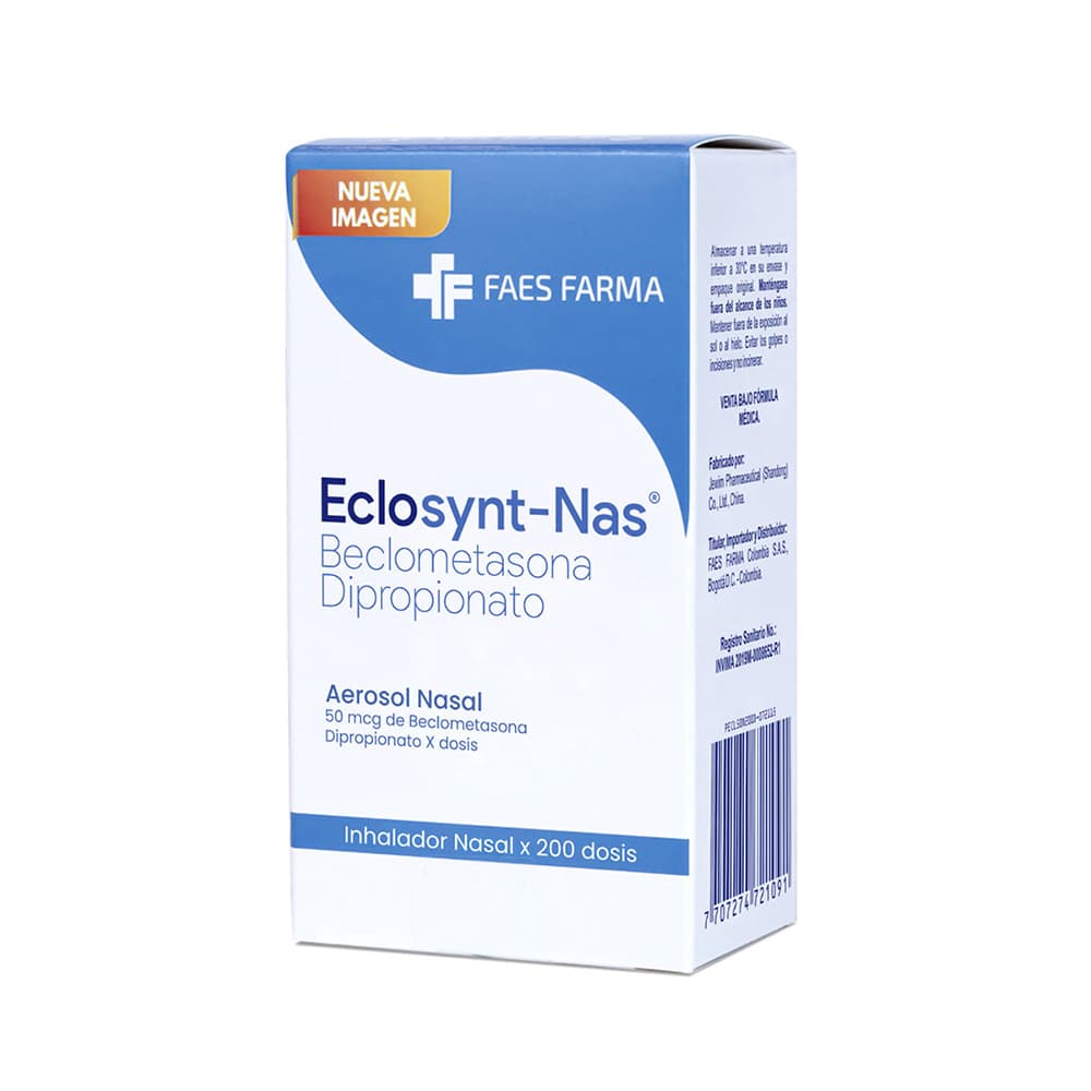 Eclosynt Nas 50Mcg/Dosis Inhalador Nasal Frasco X 200 Dosis