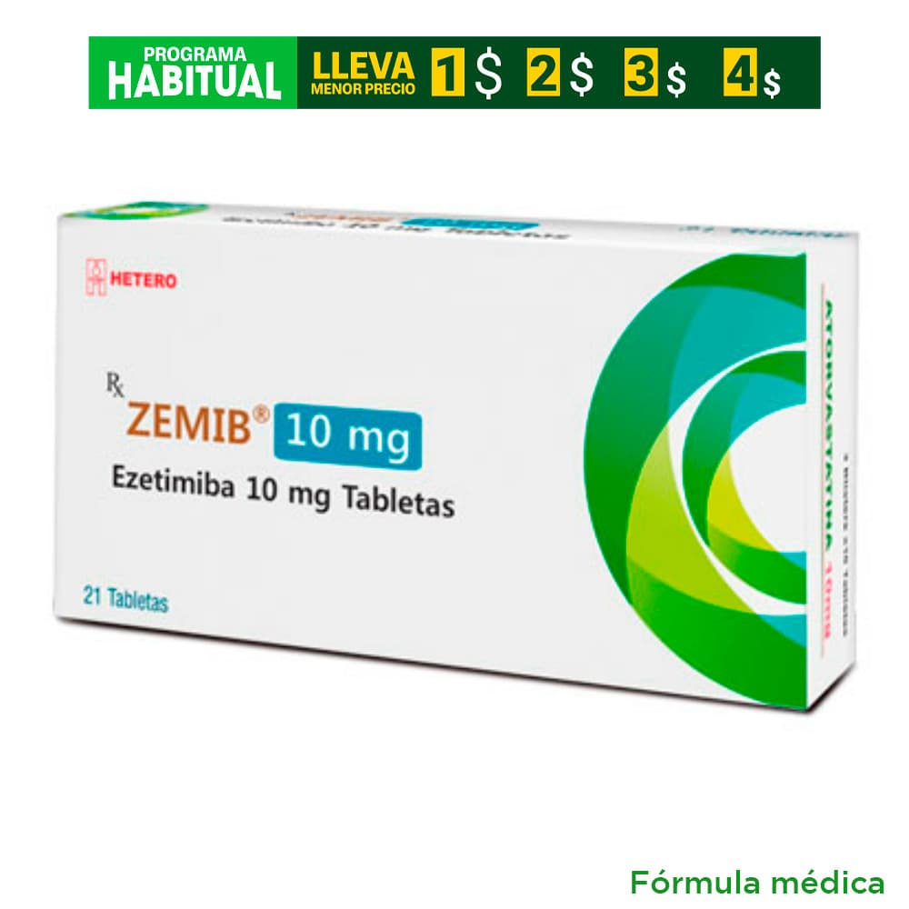 Zemib 10Mg Tabletas Caja X 21