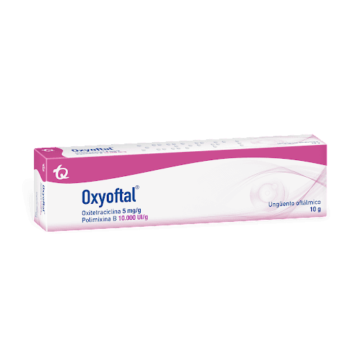 Oxyoftal Ungüento Oftálmico 5Mg/G+10000Ui/G Tubo X 10Gr
