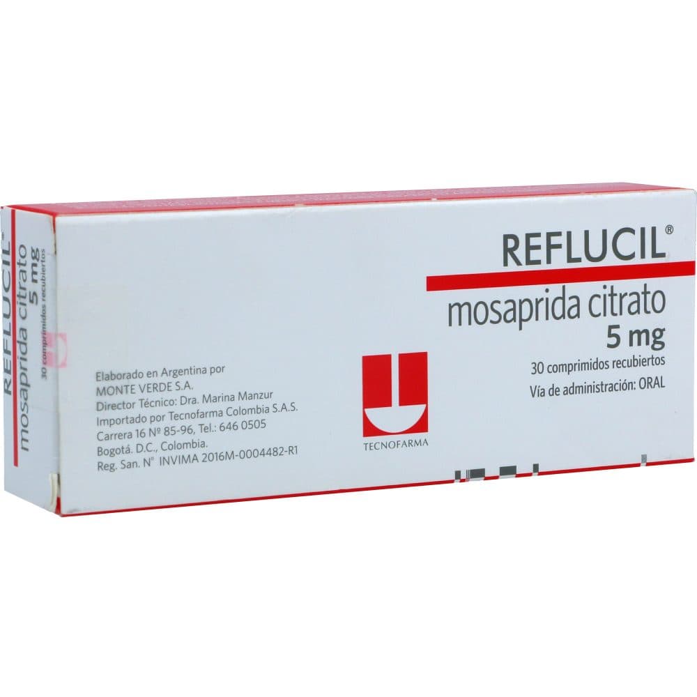 Reflucil 5Mg Caja X 30 Grageas