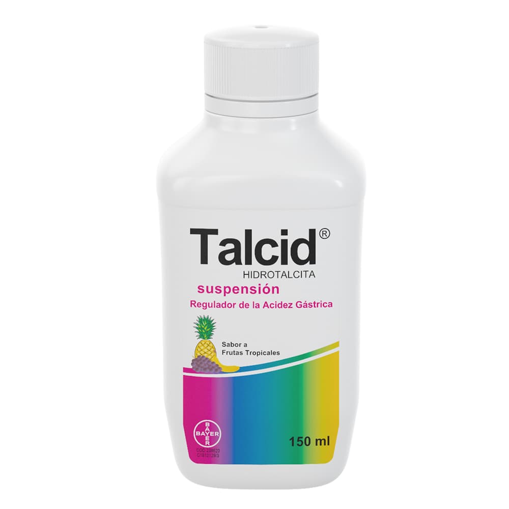 Talcid 500Mg/5Ml(10%) Suspensión Oral Frutas Tropicales Frasco X 150Ml