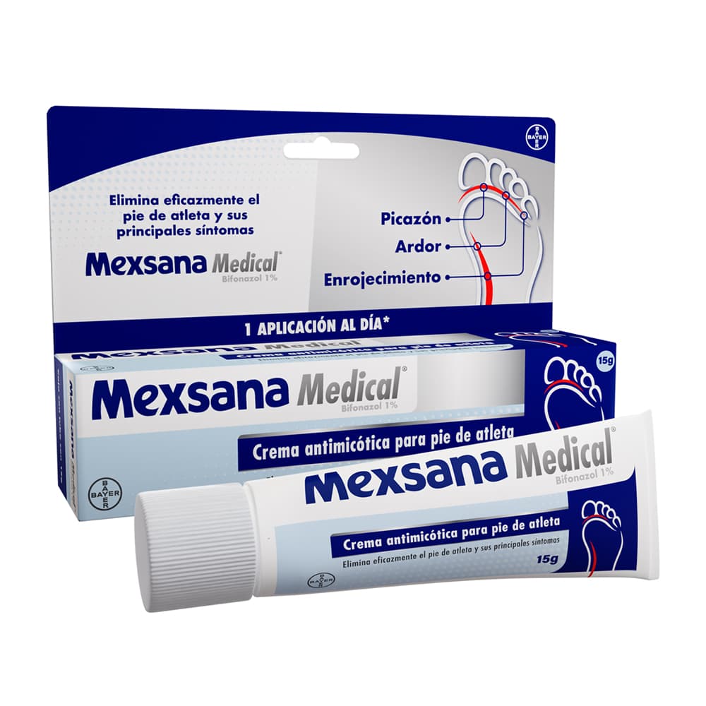Mexsana Medical 1% Crema Antimicótica Tubo X 15Gr