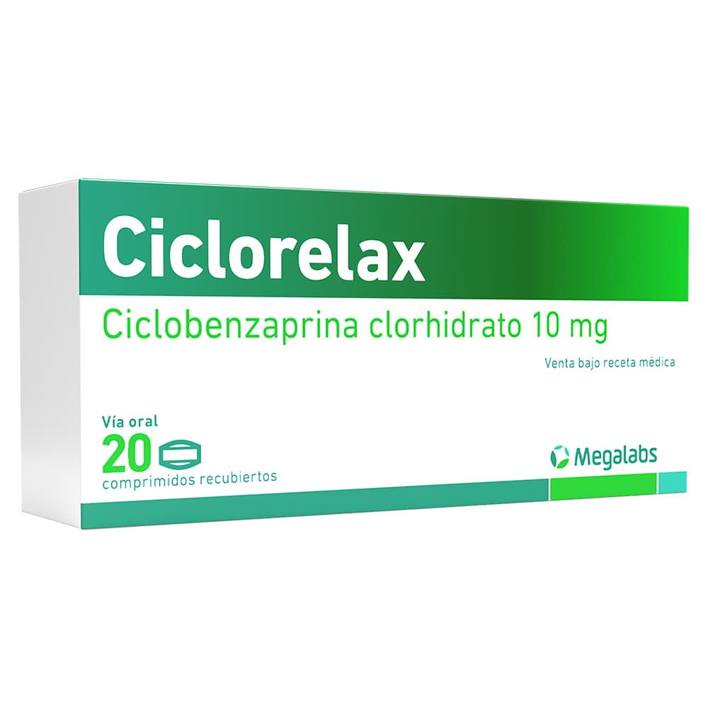 Ciclorelax 10Mg Tabletas Recubiertas Caja X 20