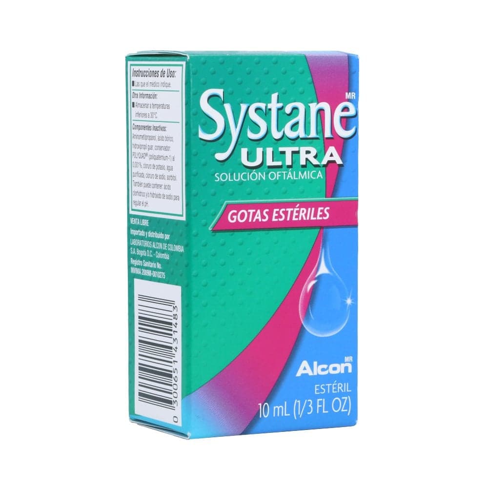 Systane Ultra (3Mg+4Mg)/Ml Solución Oftalmica Frasco X 10 Ml