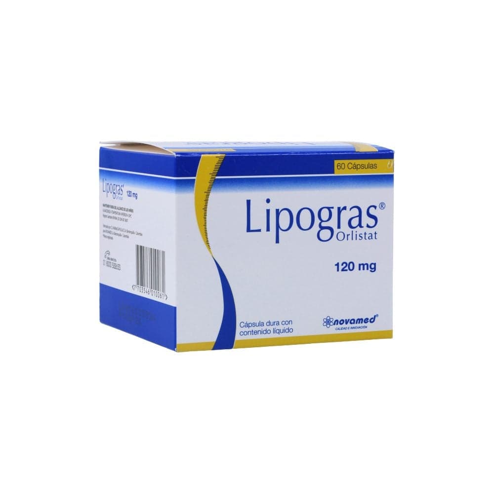 Lipogras 120Mg Caja X 60 Cápsulas Duras Con Contenido Líquido