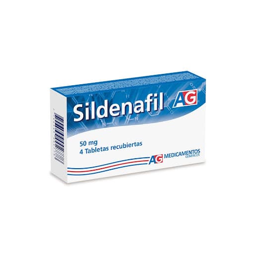 Sildenafil Tabletas Recubiertas 50Mg Caja X 4