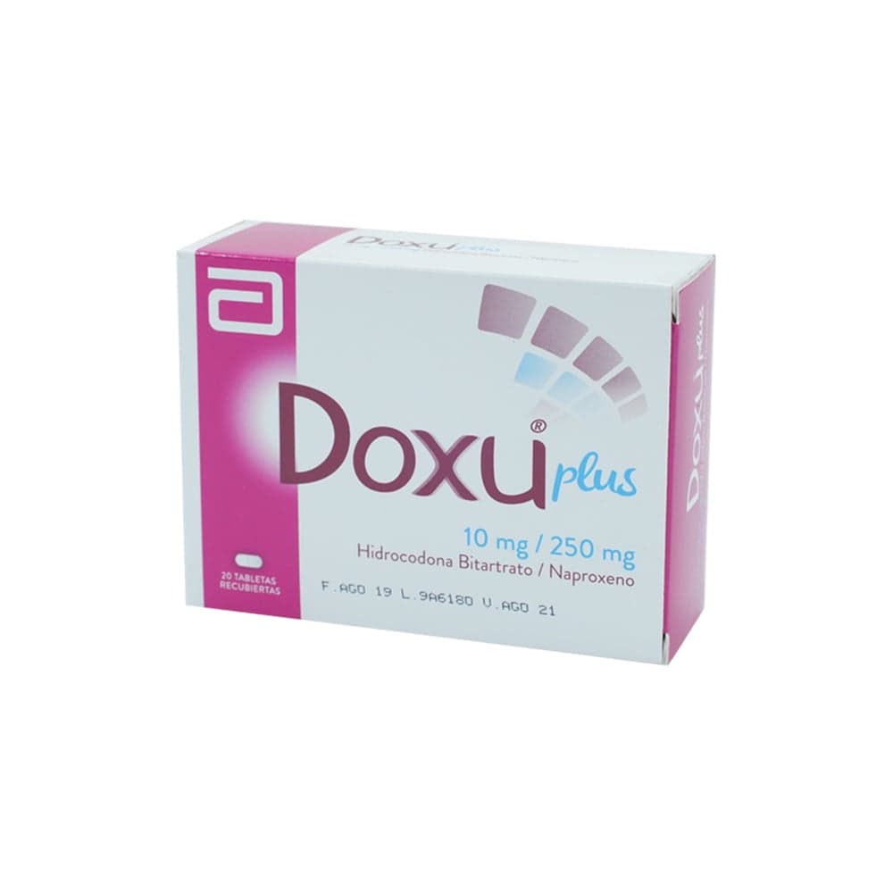 Doxu Plus (10+250)Mg Tabletas Caja X 20