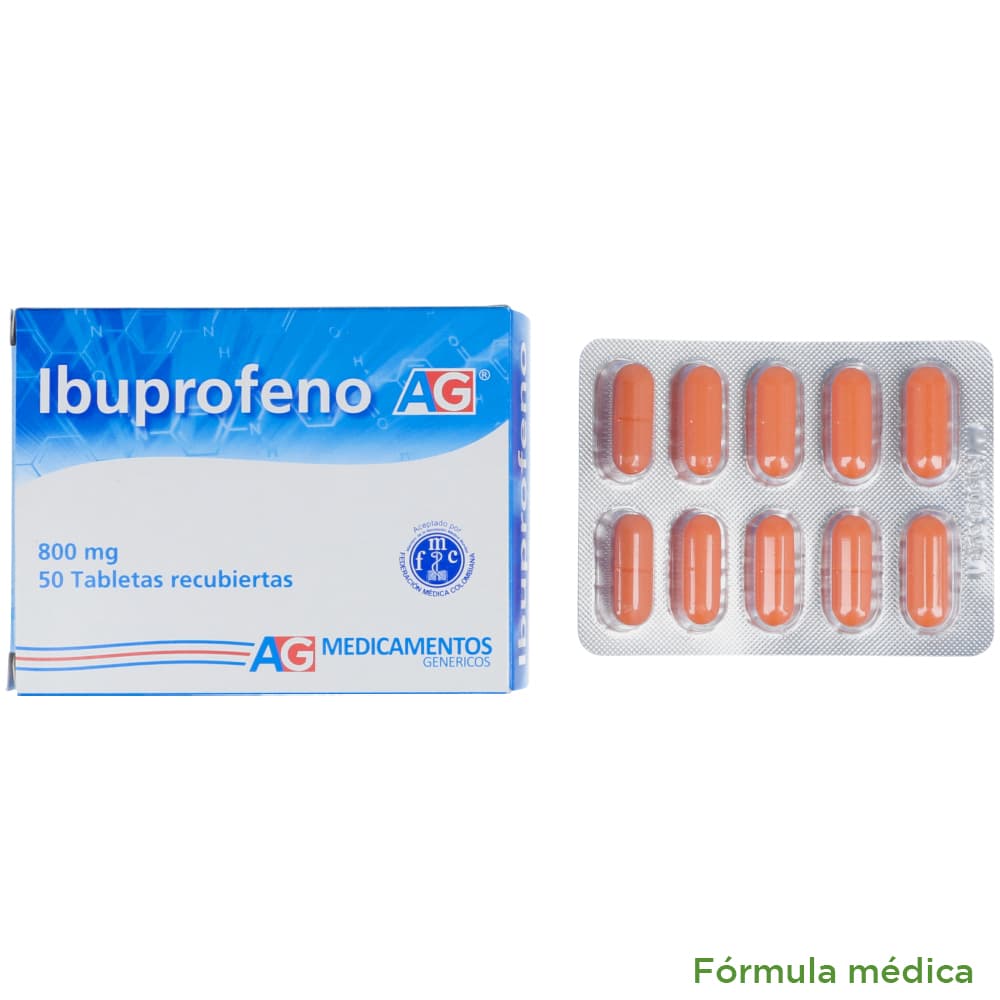 Ibuprofeno 800Mg Tableta Recubierta Blíster X 10 Amer