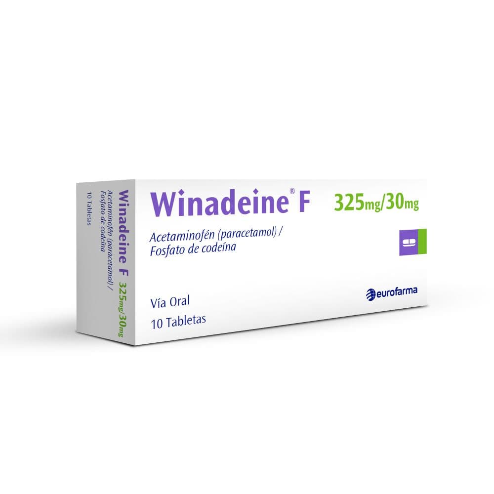 Winadeine F Tabletas (325+30)Mg Caja X 10