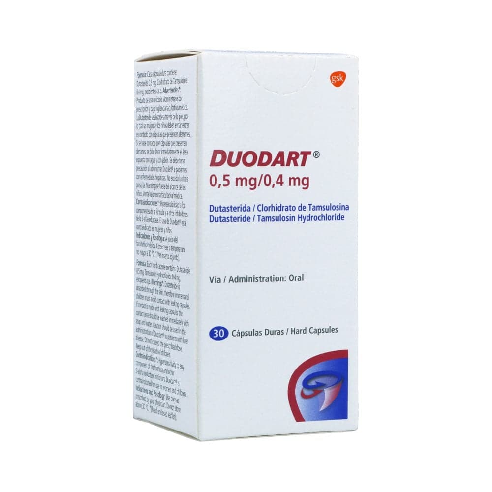 Duodart (0.5+0.4)Mg Cápsula Frasco X 30