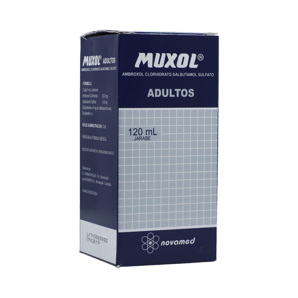 Muxol Adultos (30+4)Mg/5Ml Jarabe Frasco X 120 Ml