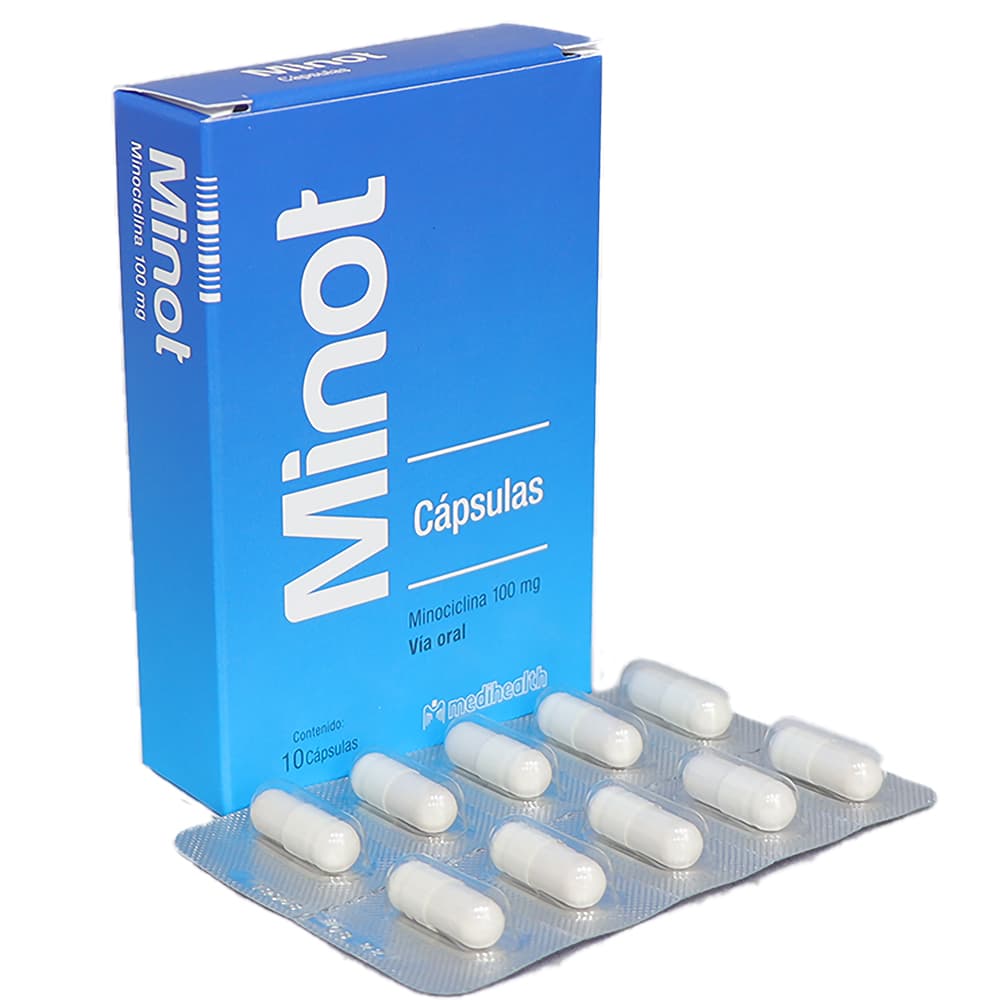 Minot Vía Oral 100Mg Caja X 10 Cápsulas