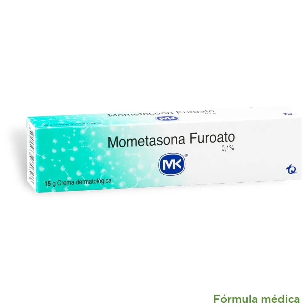 Mometasona Furoato 0.1% Mk Crema Tópica Tubo X 15Gr