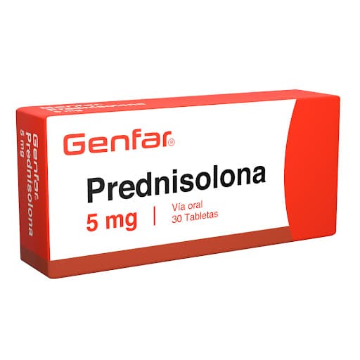 Prednisolona Tabletas 5Mg Caja X 30