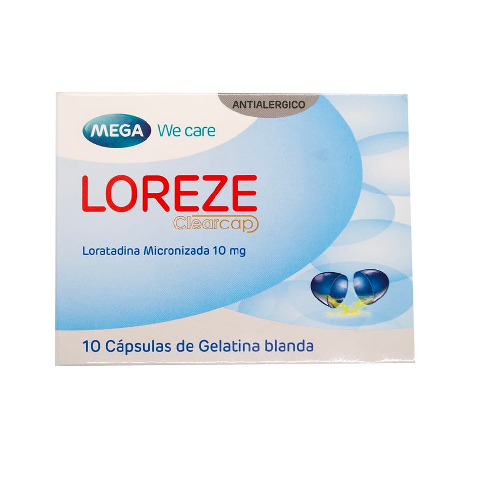 Loreze 10Mg Capsulas Blandas Caja 10