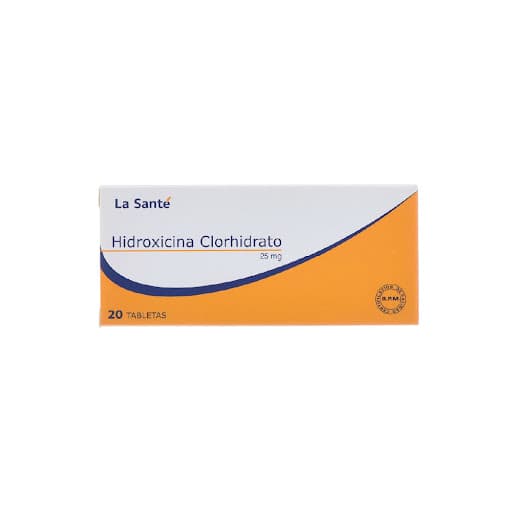 Hidroxicina Clorhidrato Tabletas 25Mg Caja X 20