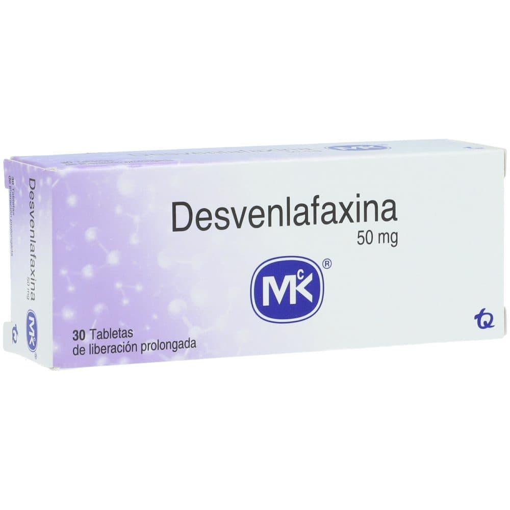 Desvenlafaxina Mk 50Mg Caja X 30 Tabletas Liberación Prolongada