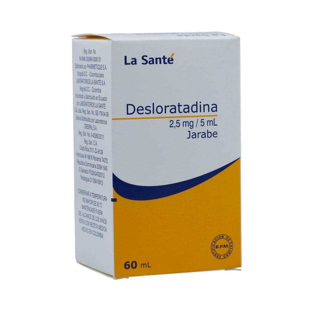 Desloratadina Jarabe La Santé Frasco X 60Ml