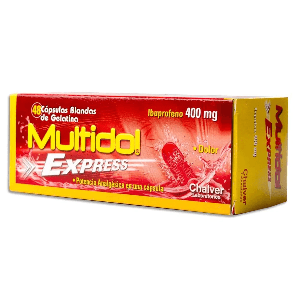 Multidol 400Mg Capsula Blanda Blister X 4