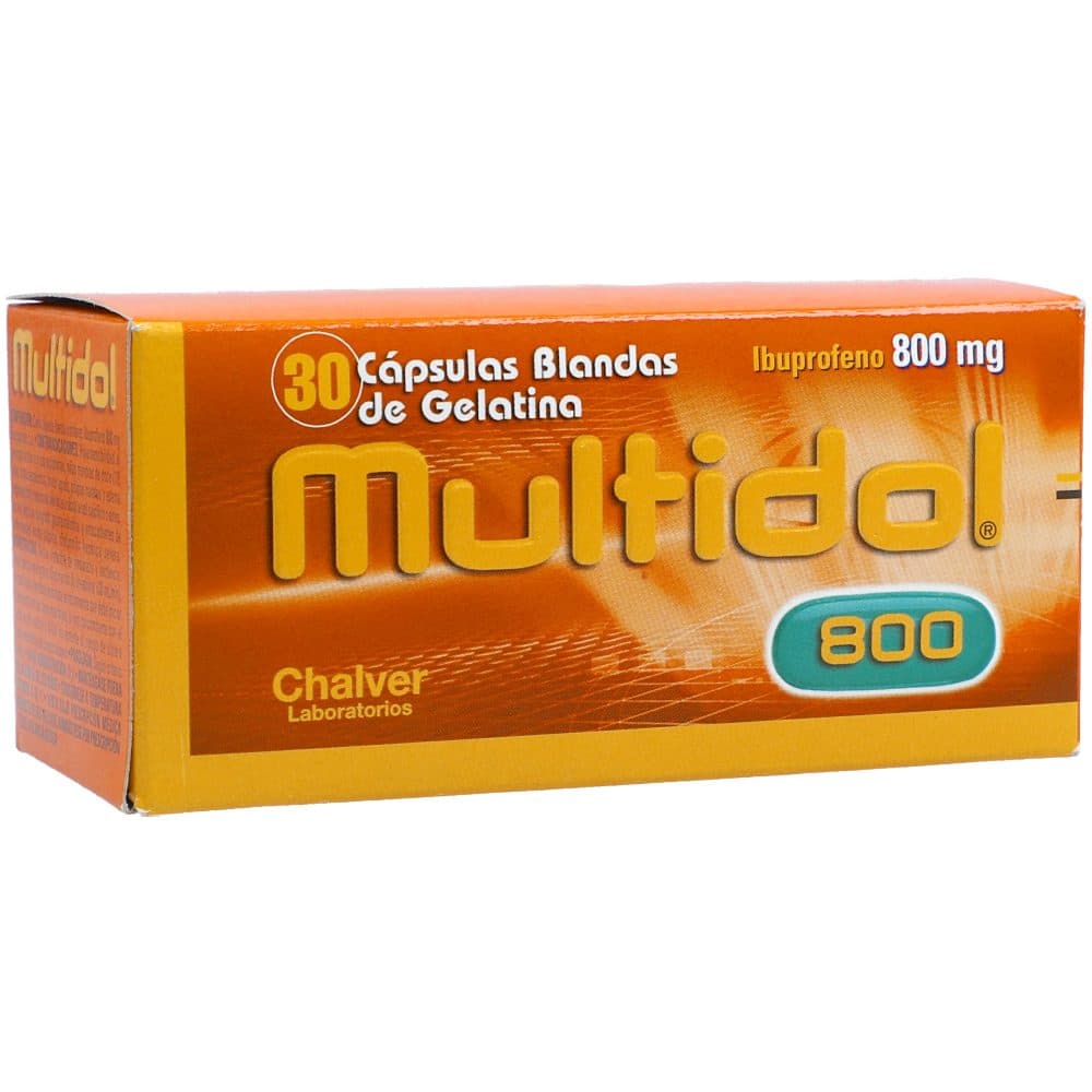 Multidol 800Mg Blister X 3 Cápsulas Blandas