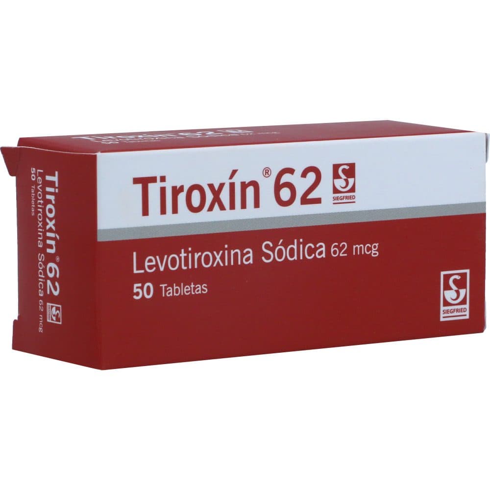 Tiroxín Tabletas 62Mcg Caja X 50