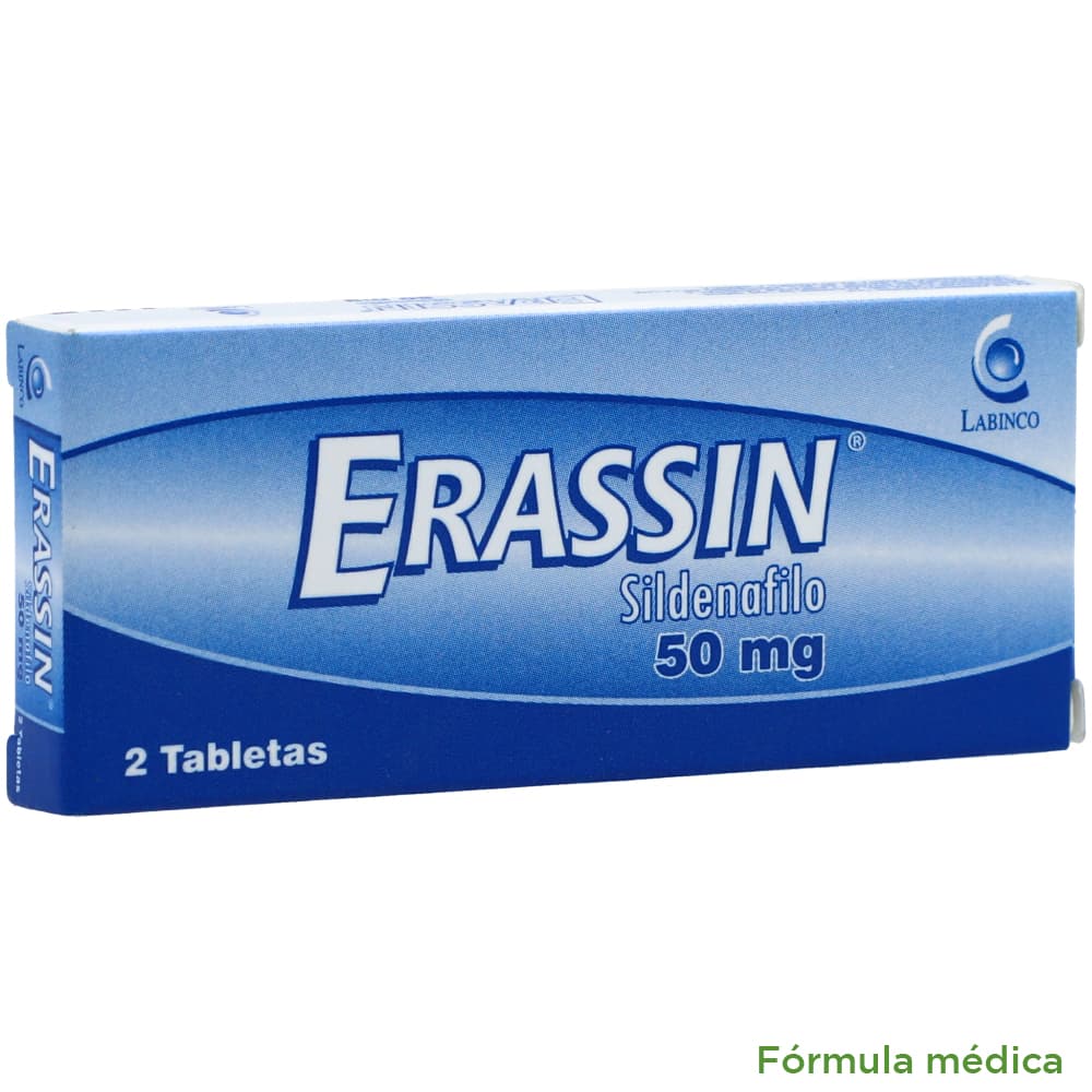 Erassin 50 Mg Tabletas Caja X 2