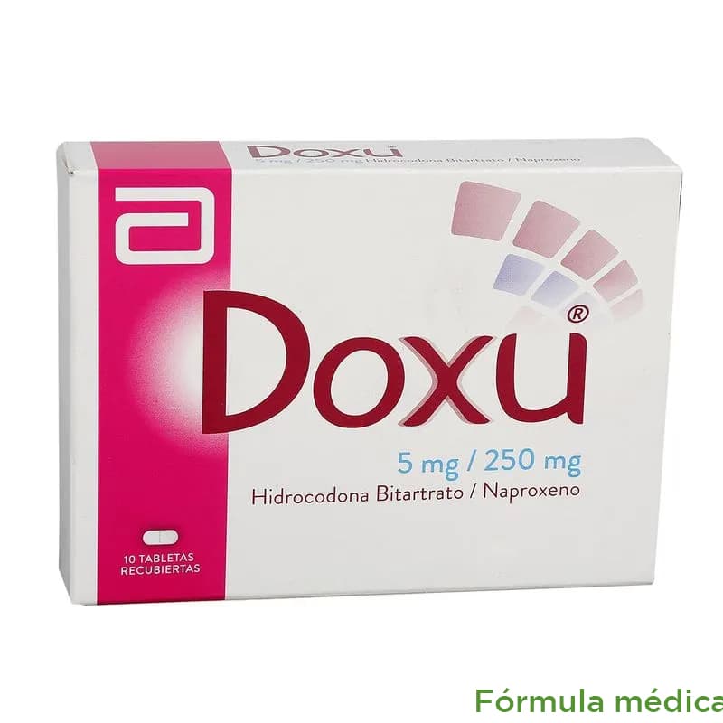Doxu (5+250)Mg Tabletas Recubiertas Caja X 10