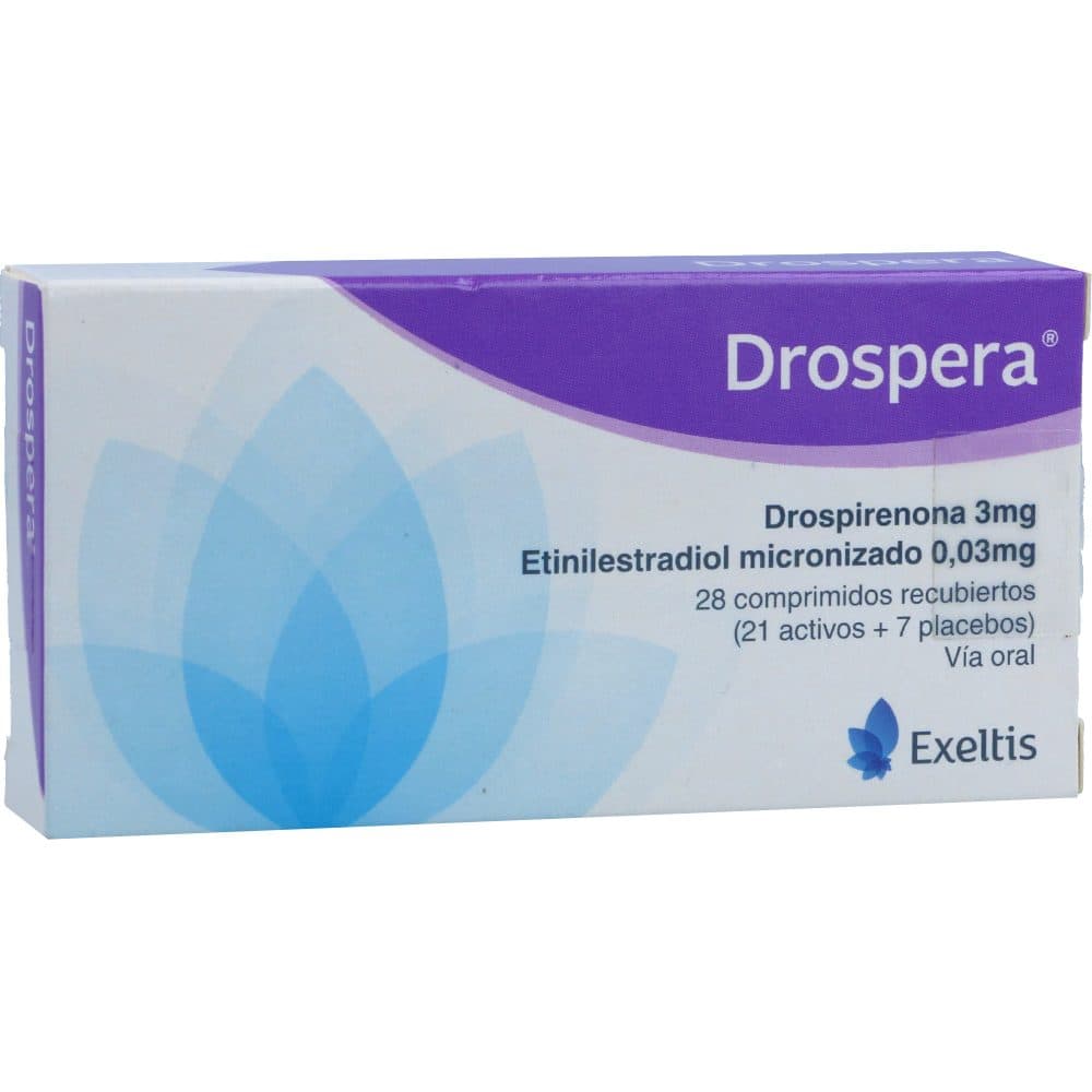Drospera Tabletas Recubiertas + 7 Placebo (3+0.03)Mg Caja X 28
