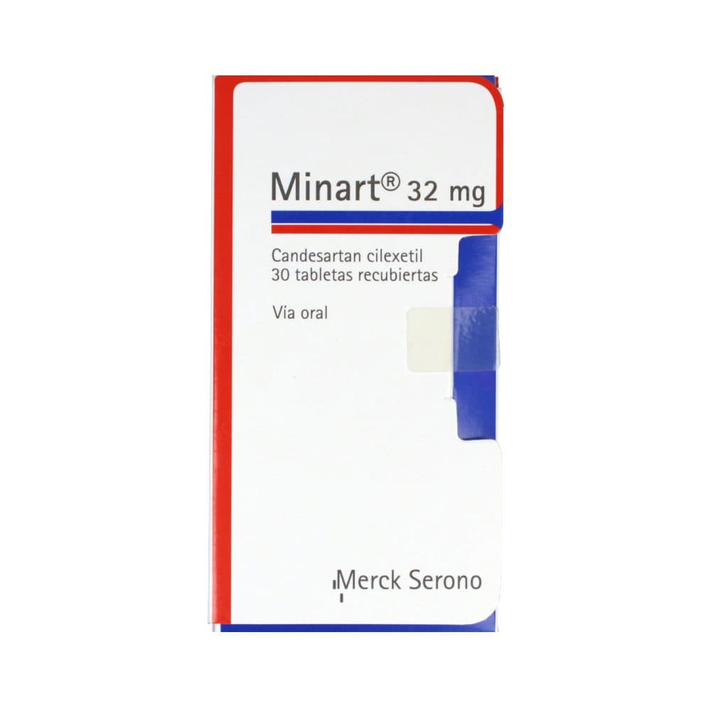 Minart 32Mg Caja X 30 Tabletas Recubiertas