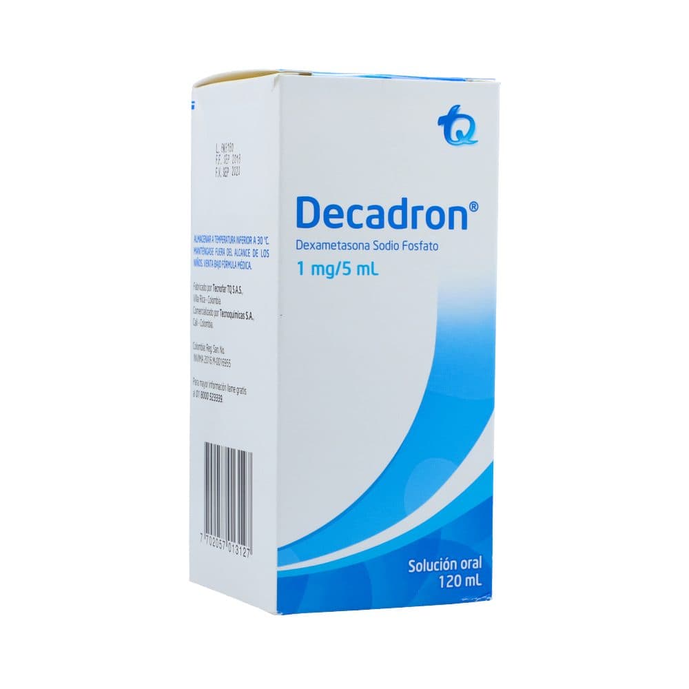 Decadron 1Mg/5Ml Solución Oral Frasco X 120 Ml