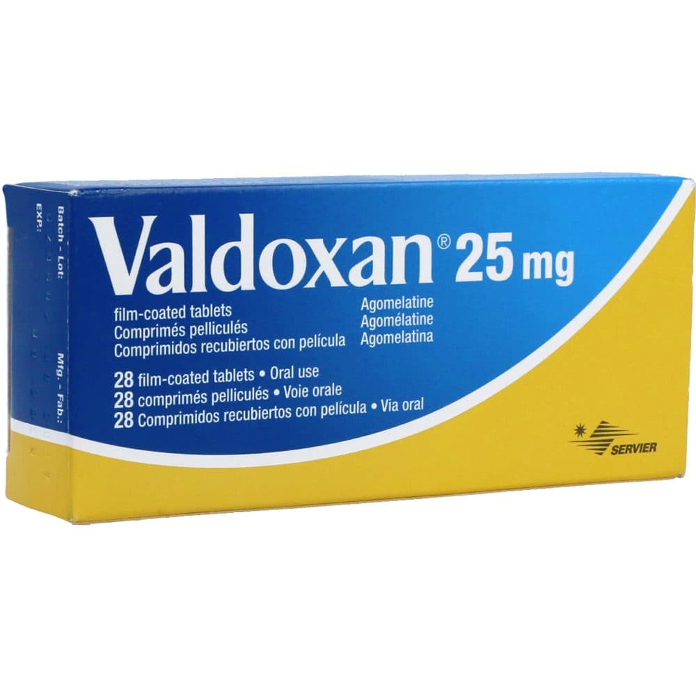 Valdoxan Tabletas Recubiertas 25Mg Caja X 28